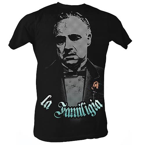 Godfather La Familigia Black T-Shirt
